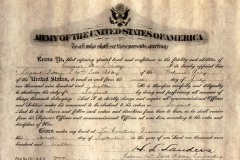 Alvin Leisey promoted to Sergeant, July 1918