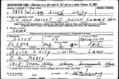 WWII Draft Registration